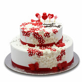 Two Tier Star Cake